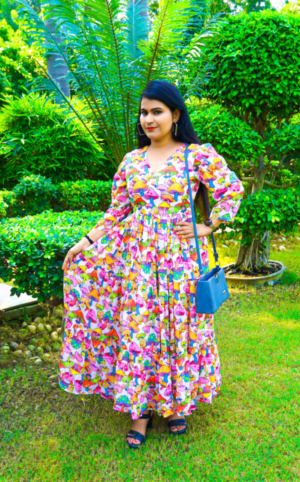 Nursury Print Multicolor Dress - Image 6