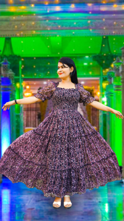 Nia Smocked Floral Dress