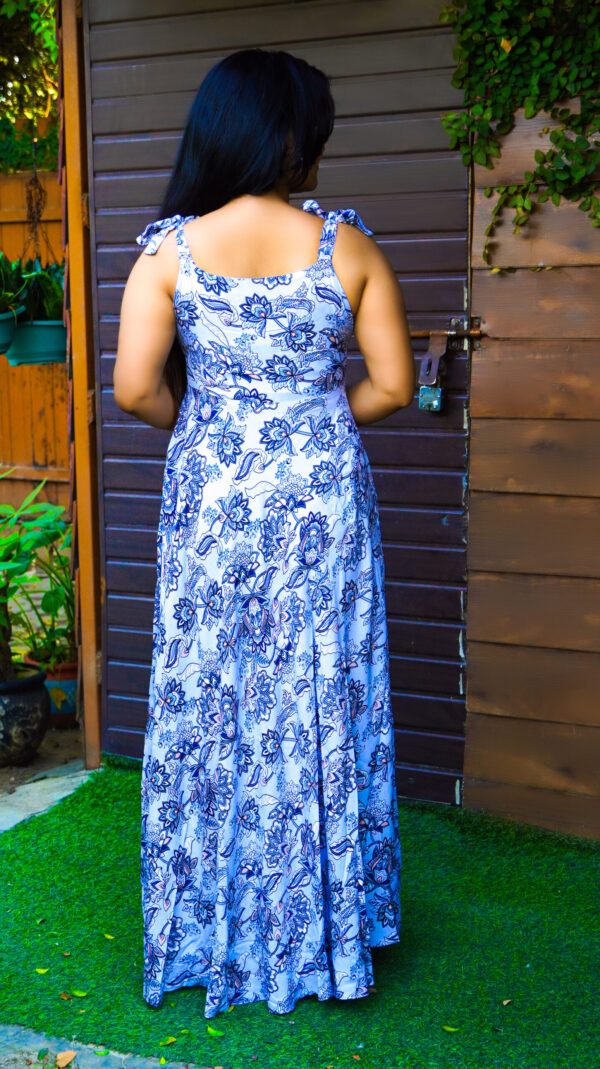 Traditional Print Maxi Dress - Image 3