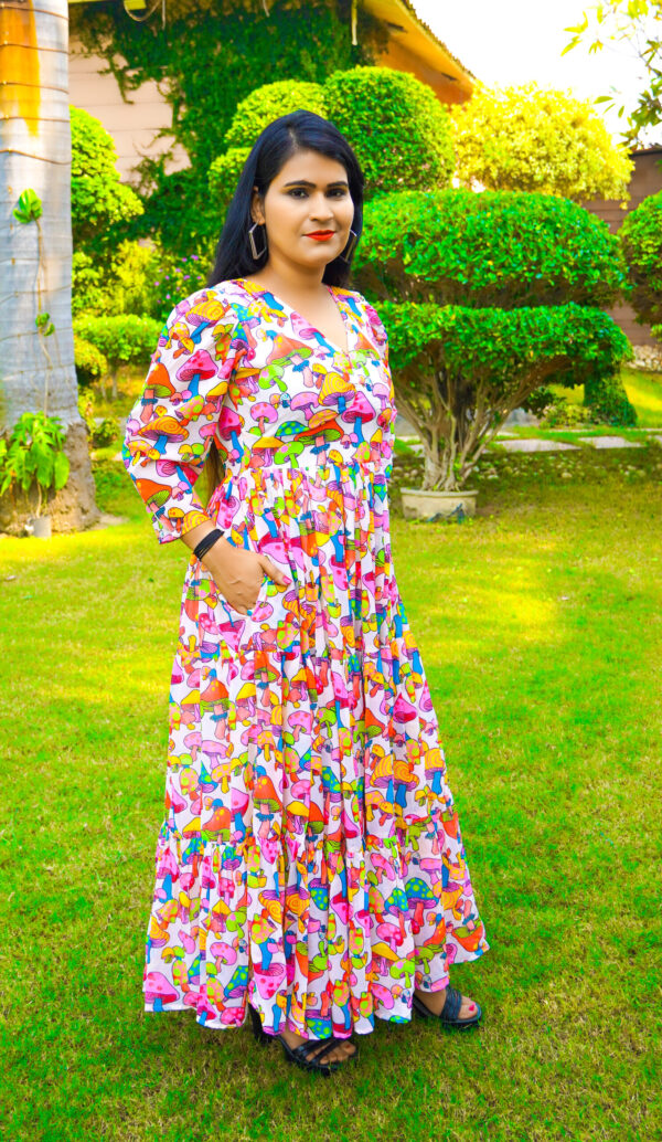 Nursury Print Multicolor Dress - Image 5