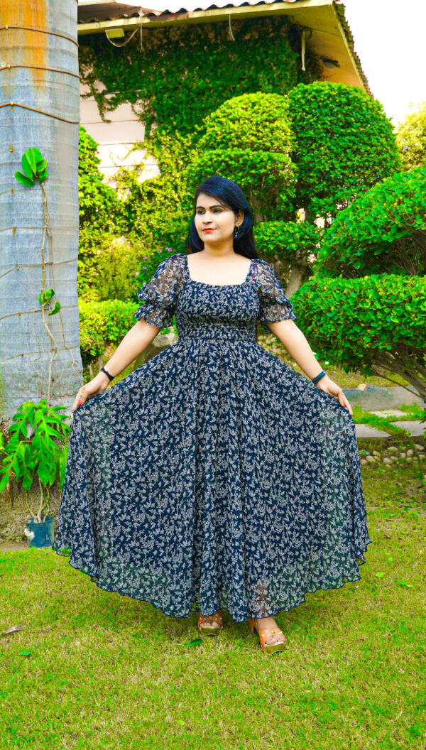 Luna Black Maxi Dress - Image 6