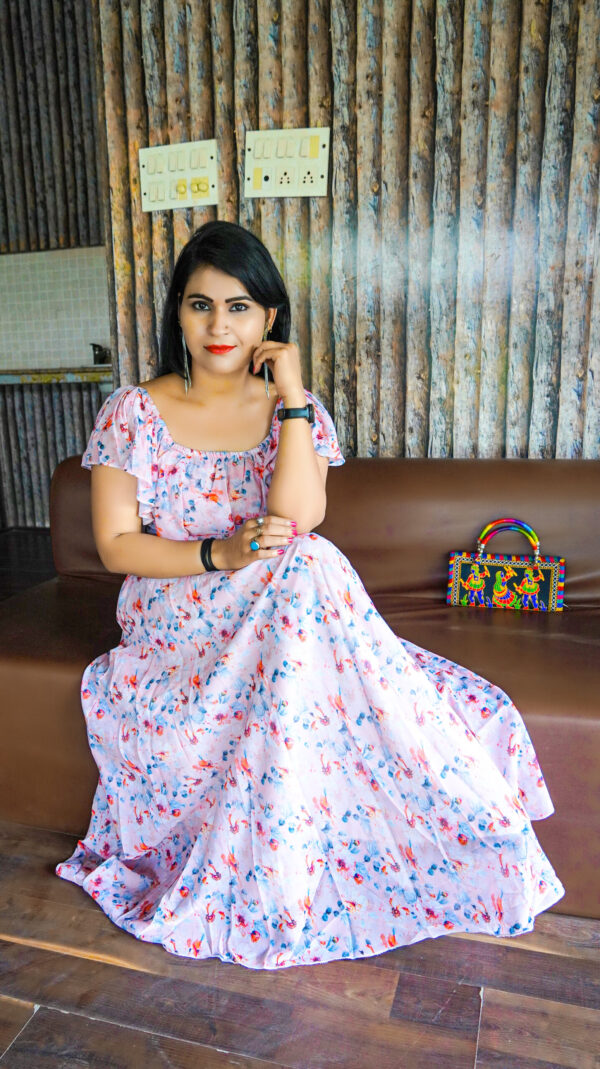 Ella  Rose Green Maxi Dress - Image 2