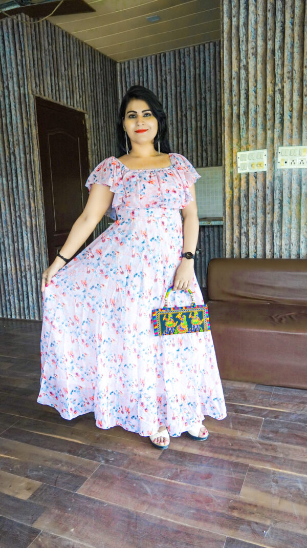 Ella  Rose Green Maxi Dress - Image 5