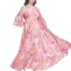 Rosé Bloom Maxi Dress